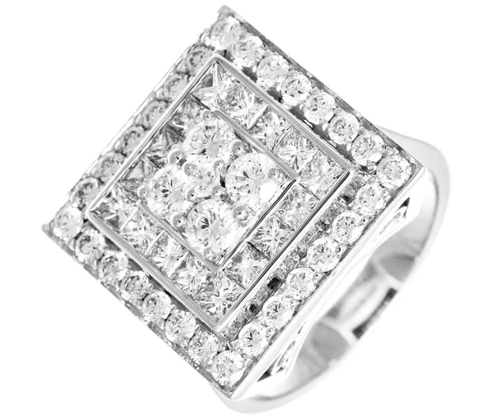 anello con serpente argento